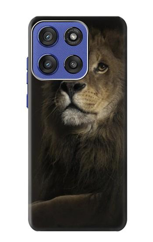 S0472 Lion Case Cover Custodia per Motorola Moto G Stylus 5G (2025), Edge 60 Stylus