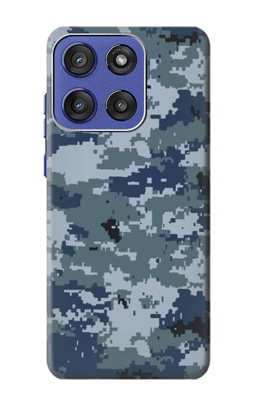 S2346 Navy Camo Camouflage Graphic Case Cover Custodia per Motorola Moto G Stylus 5G (2025), Edge 60 Stylus
