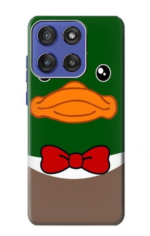 S2762 Green Head Mallard Duck Tuxedo Cartoon Case Cover Custodia per Motorola Moto G Stylus 5G (2025), Edge 60 Stylus