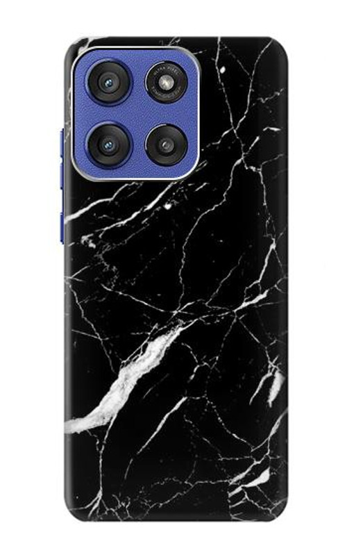 S2895 Black Marble Graphic Printed Case Cover Custodia per Motorola Moto G Stylus 5G (2025), Edge 60 Stylus