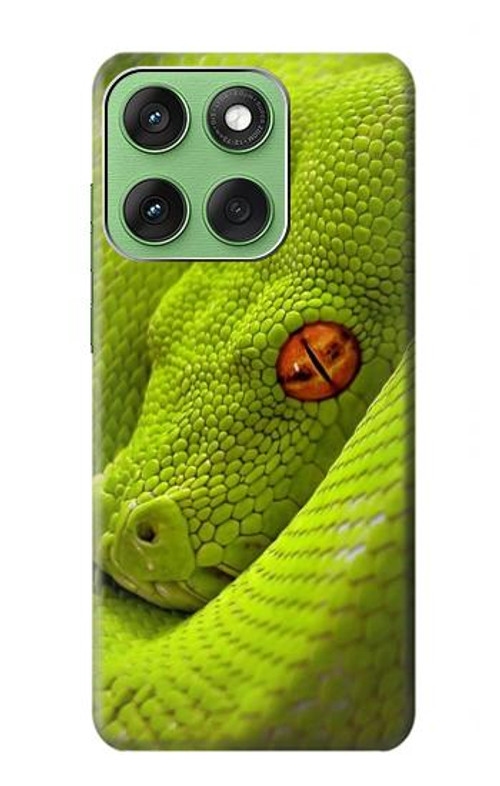 S0785 Green Snake Case Cover Custodia per Motorola Edge 60