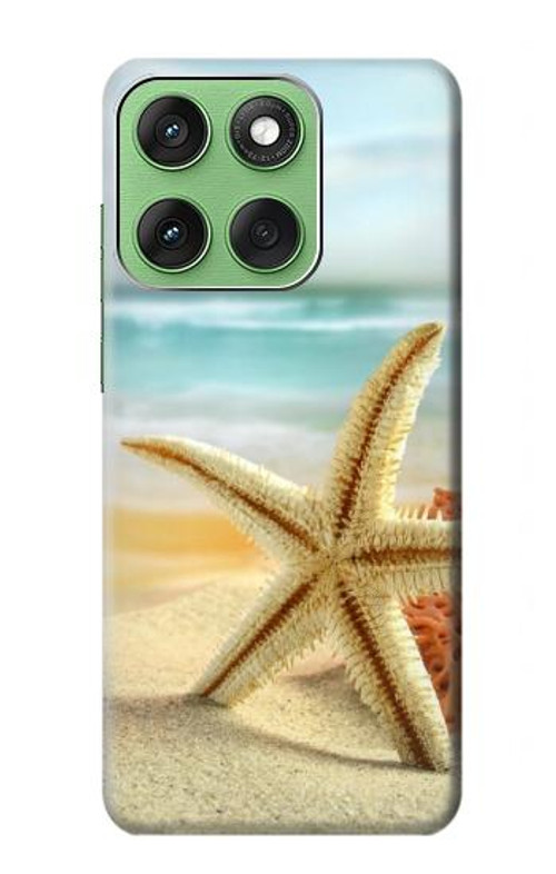 S1117 Starfish on the Beach Case Cover Custodia per Motorola Edge 60