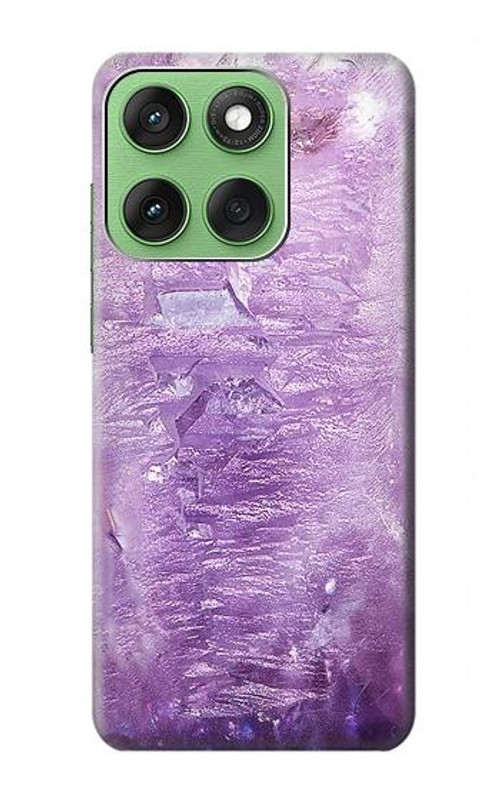 S2690 Amethyst Crystals Graphic Printed Case Cover Custodia per Motorola Edge 60