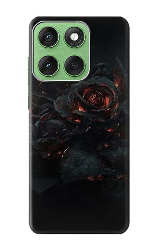 S3672 Burned Rose Case Cover Custodia per Motorola Edge 60
