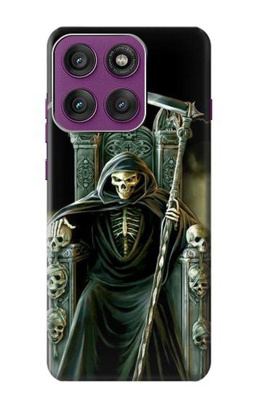 S1024 Grim Reaper Skeleton King Case Cover Custodia per Motorola Edge 60 Pro
