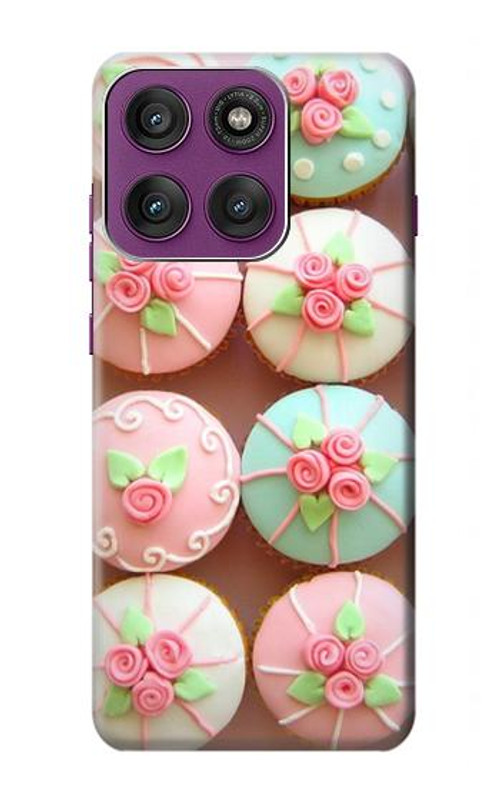 S1718 Yummy Cupcakes Case Cover Custodia per Motorola Edge 60 Pro