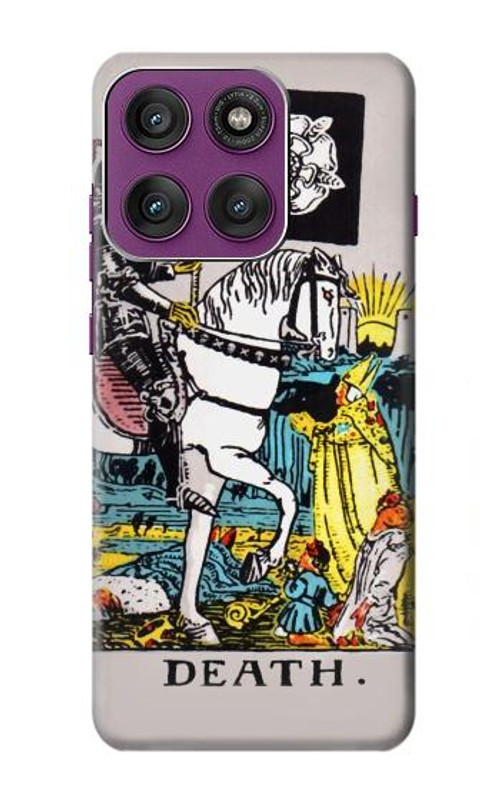 S3008 Tarot Card Death Case Cover Custodia per Motorola Edge 60 Pro S3008 Tarot Card Death Case Cover Custodia per Motorola Edge 60 Pro