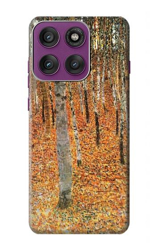 S3380 Gustav Klimt Birch Forest Case Cover Custodia per Motorola Edge 60 Pro