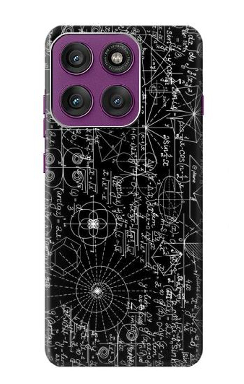 S3808 Mathematics Blackboard Case Cover Custodia per Motorola Edge 60 Pro