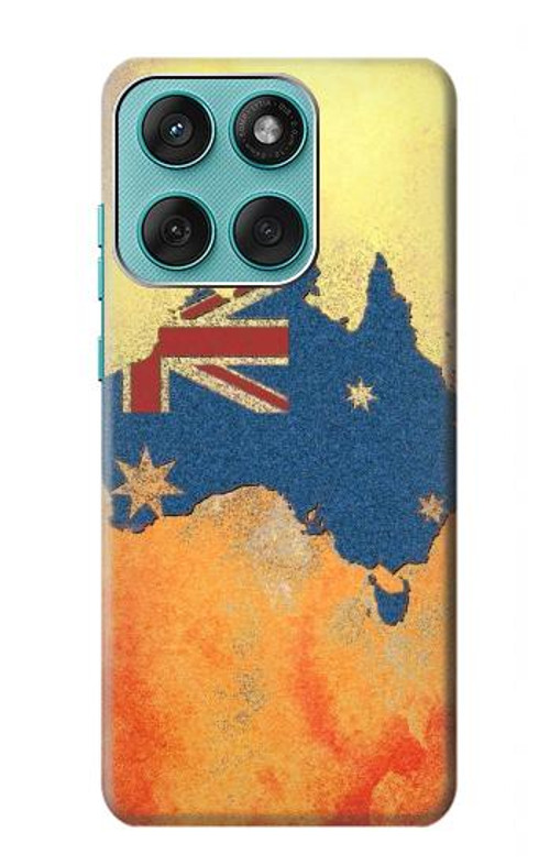 S2494 Australia Flag Map Rock Texture Case Cover Custodia per Motorola Edge 60 Fusion S2494 Australia Flag Map Rock Texture Case Cover Custodia per Motorola Edge 60 Fusion