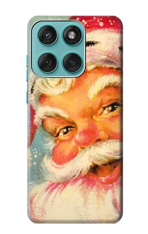 S2840 Christmas Vintage Santa Case Cover Custodia per Motorola Edge 60 Fusion