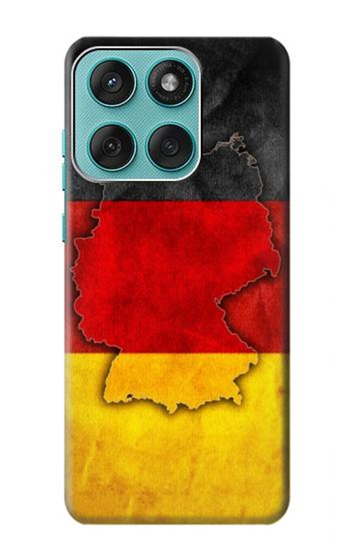 S2935 Germany Flag Map Case Cover Custodia per Motorola Edge 60 Fusion