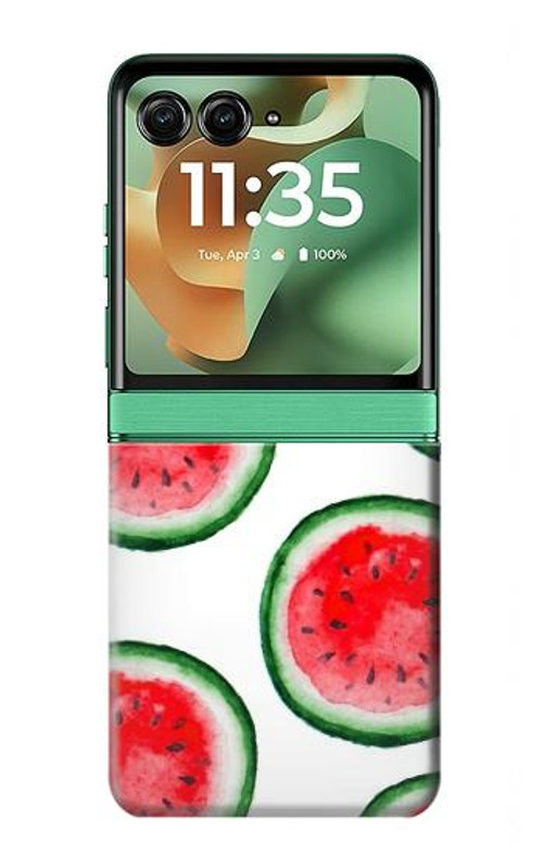 S3236 Watermelon Pattern Case Cover Custodia per Motorola Razr 60, Razr 2025