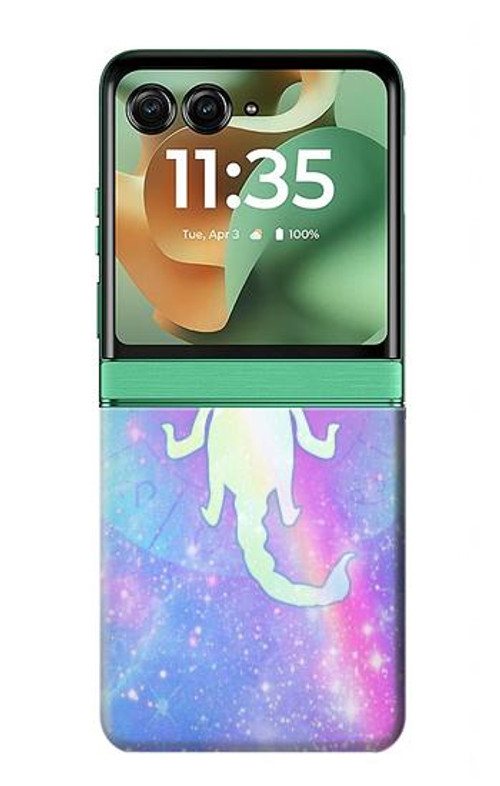 S3267 Zodiac Scorpio Case Cover Custodia per Motorola Razr 60, Razr 2025 S3267 Zodiac Scorpio Case Cover Custodia per Motorola Razr 60, Razr 2025