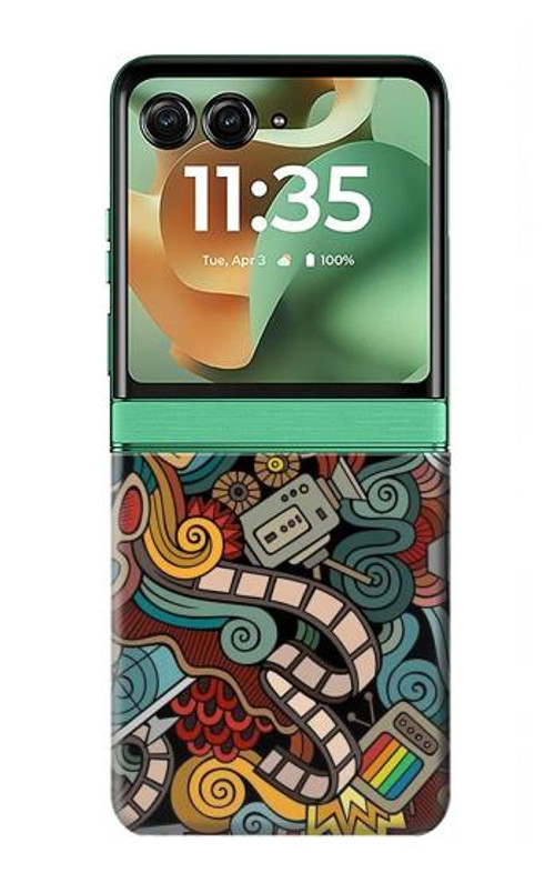 S3480 Movie Acting Entertainment Case Cover Custodia per Motorola Razr 60, Razr 2025