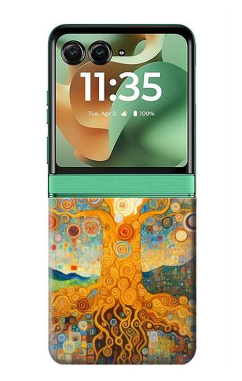 S4007 Tree of Life Painting Case Cover Custodia per Motorola Razr 60, Razr 2025