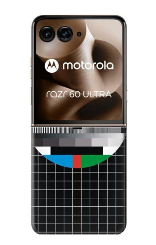 S1501 No Signal Television Case Cover Custodia per Motorola Razr 60 Ultra, Razr Ultra 2025 S1501 No Signal Television Case Cover Custodia per Motorola Razr 60 Ultra, Razr Ultra 2025
