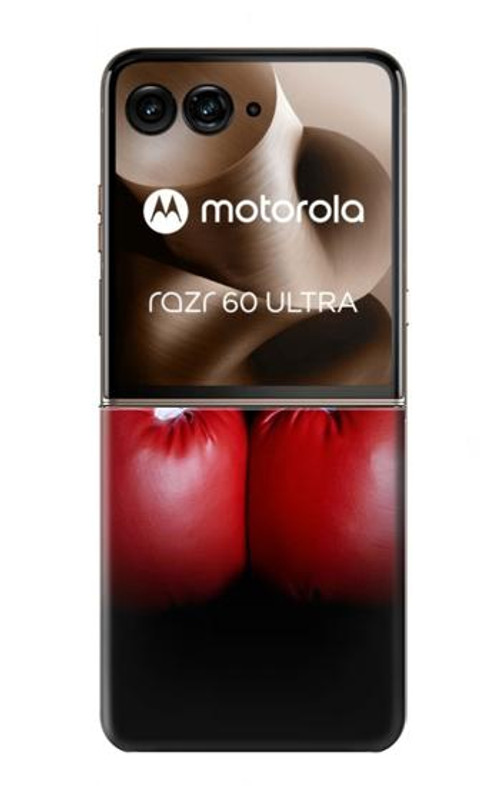 S2261 Businessman Black Suit With Boxing Gloves Case Cover Custodia per Motorola Razr 60 Ultra, Razr Ultra 2025