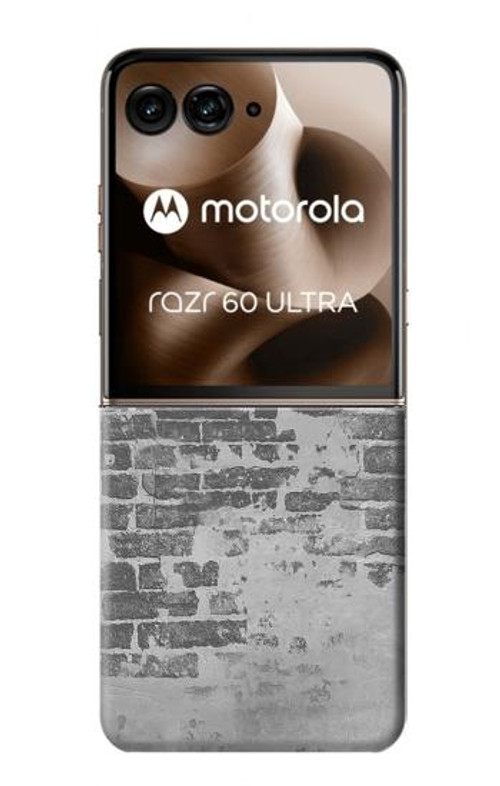 S3093 Old Brick Wall Case Cover Custodia per Motorola Razr 60 Ultra, Razr Ultra 2025