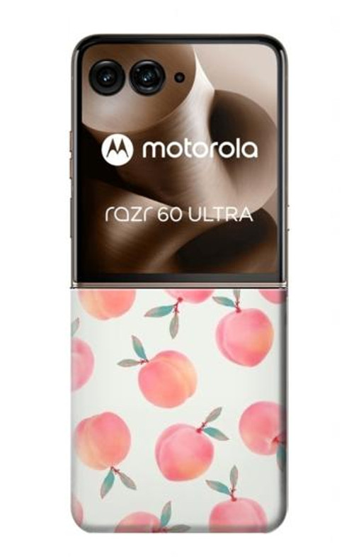 S3503 Peach Case Cover Custodia per Motorola Razr 60 Ultra, Razr Ultra 2025