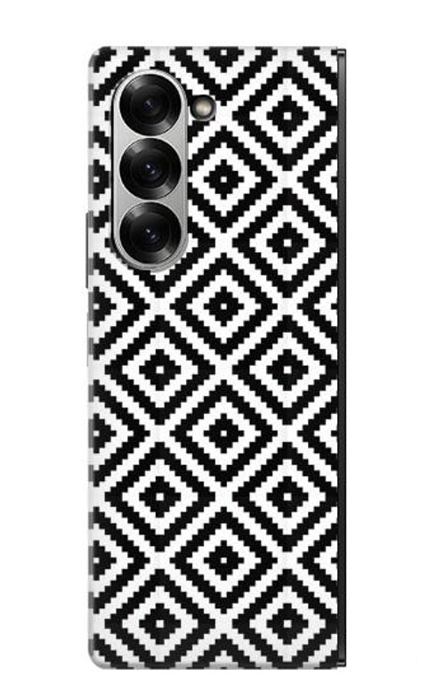 S3424 Ruta Pattern Case Cover Custodia per Samsung Galaxy Z Fold 7