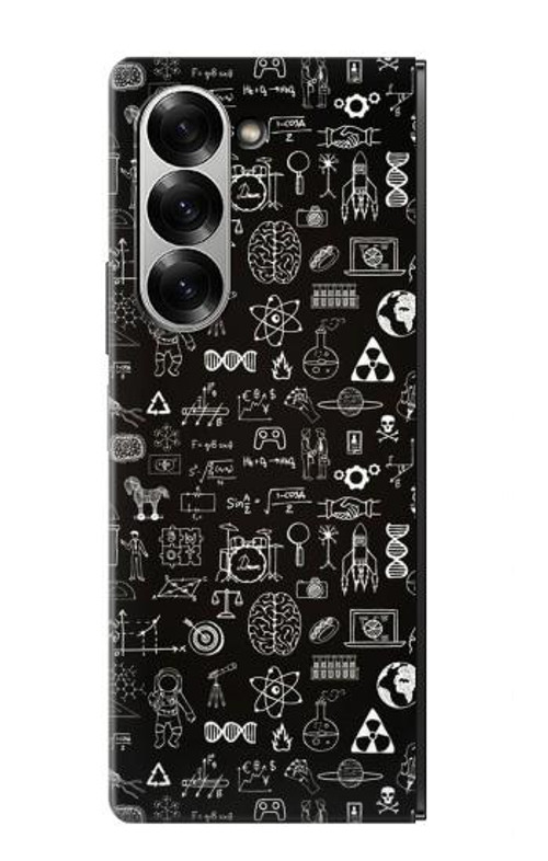 S3426 Blackboard Science Case Cover Custodia per Samsung Galaxy Z Fold 7