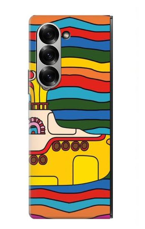 S3599 Hippie Submarine Case Cover Custodia per Samsung Galaxy Z Fold 7