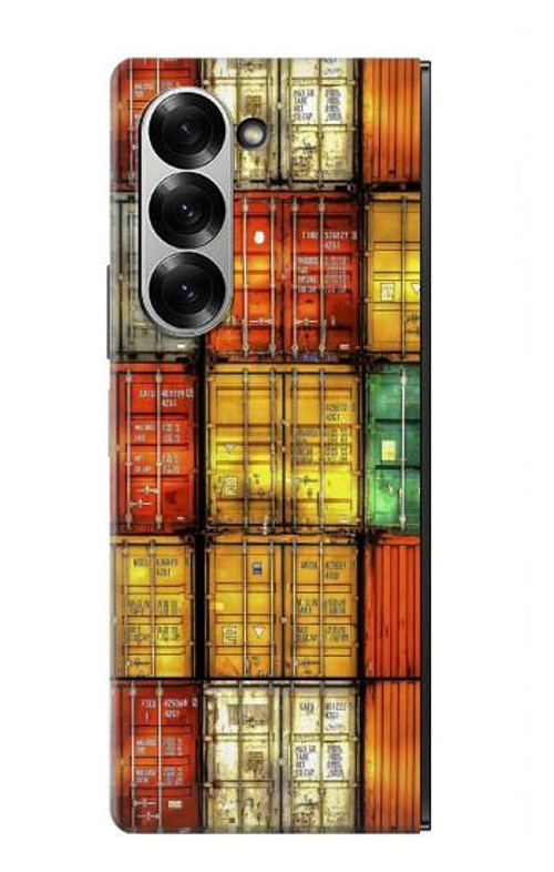 S3861 Colorful Container Block Case Cover Custodia per Samsung Galaxy Z Fold 7