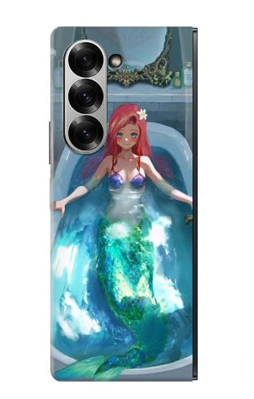 S3911 Cute Little Mermaid Aqua Spa Case Cover Custodia per Samsung Galaxy Z Fold 7