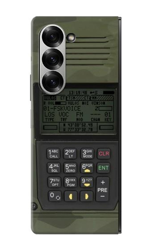 S3959 Military Radio Graphic Print Case Cover Custodia per Samsung Galaxy Z Fold 7