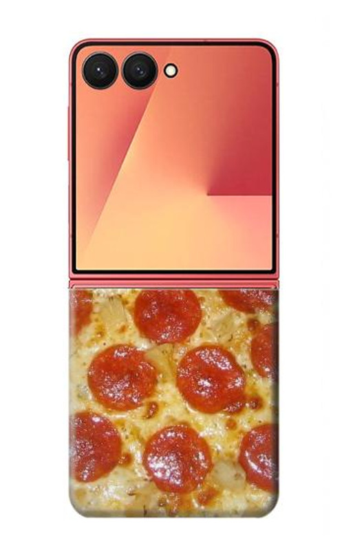S0236 Pizza Case Cover Custodia per Samsung Galaxy Z Flip 7 S0236 Pizza Case Cover Custodia per Samsung Galaxy Z Flip 7