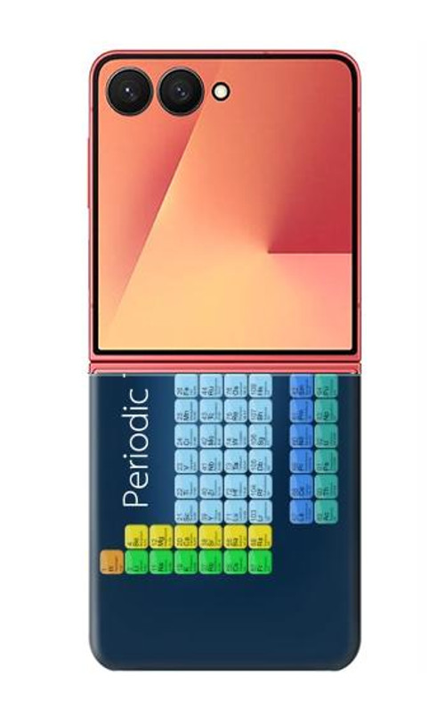 S1847 Periodic Table Case Cover Custodia per Samsung Galaxy Z Flip 7 S1847 Periodic Table Case Cover Custodia per Samsung Galaxy Z Flip 7