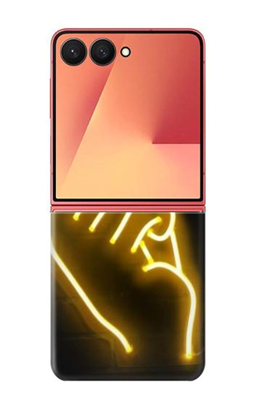 S3512 Cute Mini Heart Neon Graphic Case Cover Custodia per Samsung Galaxy Z Flip 7 S3512 Cute Mini Heart Neon Graphic Case Cover Custodia per Samsung Galaxy Z Flip 7