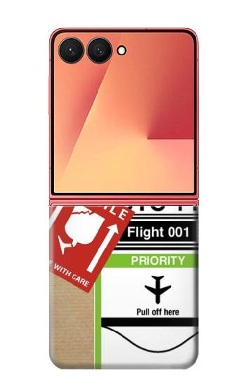 S3543 Luggage Tag Art Case Cover Custodia per Samsung Galaxy Z Flip 7
