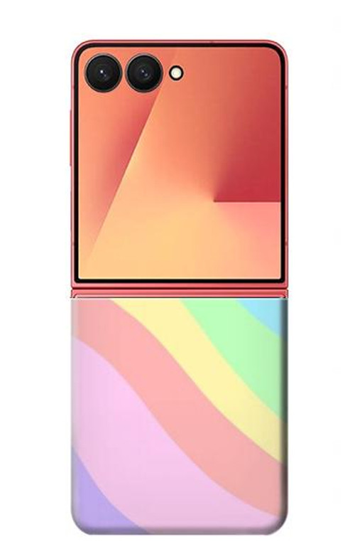 S3810 Pastel Unicorn Summer Wave Case Cover Custodia per Samsung Galaxy Z Flip 7