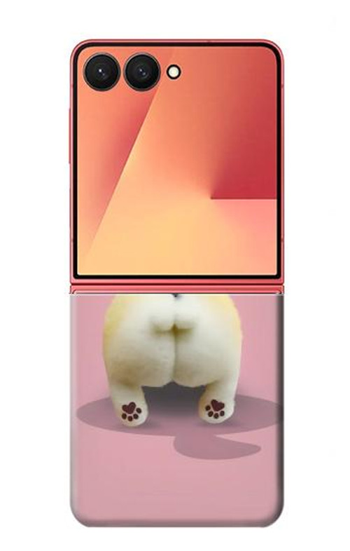 S3923 Cat Bottom Rainbow Tail Case Cover Custodia per Samsung Galaxy Z Flip 7