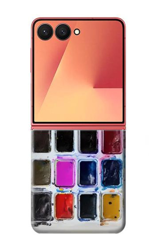 S3956 Watercolor Palette Box Graphic Case Cover Custodia per Samsung Galaxy Z Flip 7