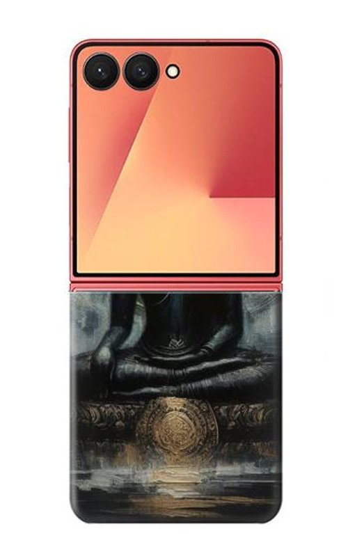 S3968 Black Buddha Case Cover Custodia per Samsung Galaxy Z Flip 7