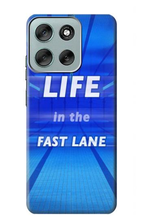 S3136 Life in the Fast Lane Swimming Pool Case Cover Custodia per Motorola Moto G56 S3136 Life in the Fast Lane Swimming Pool Case Cover Custodia per Motorola Moto G56