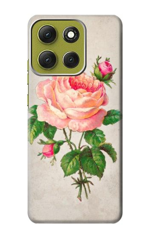 S3079 Vintage Pink Rose Case Cover Custodia per Motorola Moto G86