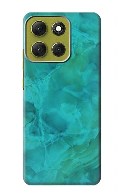 S3147 Aqua Marble Stone Case Cover Custodia per Motorola Moto G86 S3147 Aqua Marble Stone Case Cover Custodia per Motorola Moto G86
