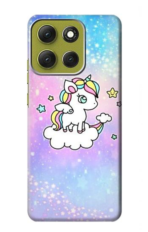 S3256 Cute Unicorn Cartoon Case Cover Custodia per Motorola Moto G86