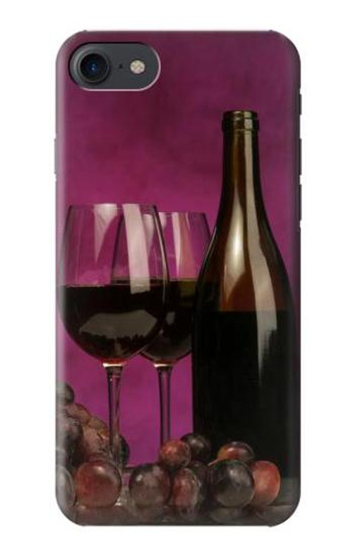S0910 Red Wine Case Cover Custodia per iPhone 7, iPhone 8
