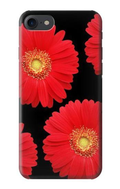 S2478 Red Daisy flower Case Cover Custodia per iPhone 7, iPhone 8