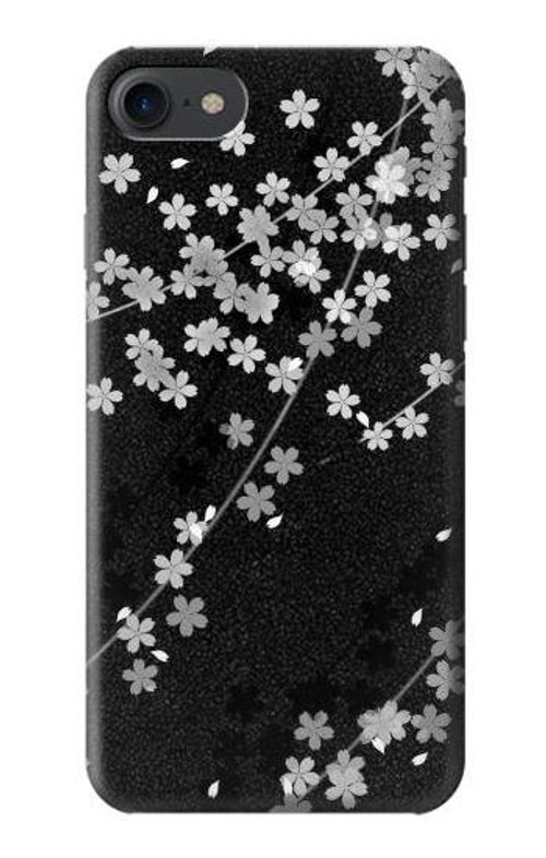 S2544 Japanese Kimono Style Black Flower Pattern Case Cover Custodia per iPhone 7, iPhone 8 S2544 Japanese Kimono Style Black Flower Pattern Case Cover Custodia per iPhone 7, iPhone 8