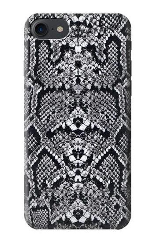 S2855 White Rattle Snake Skin Graphic Printed Case Cover Custodia per iPhone 7, iPhone 8