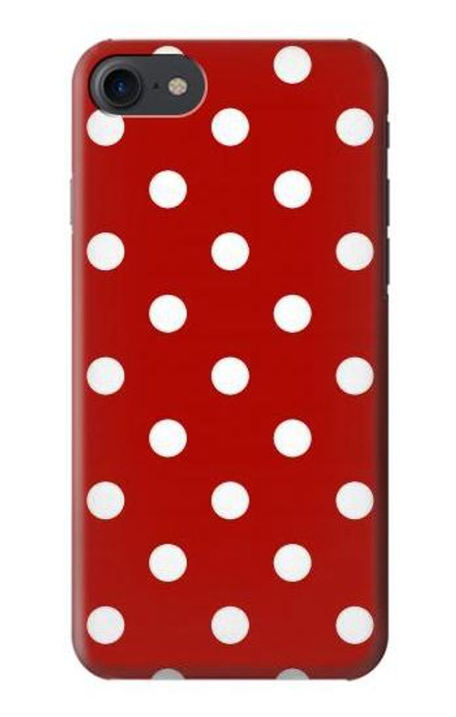 S2951 Red Polka Dots Case Cover Custodia per iPhone 7, iPhone 8