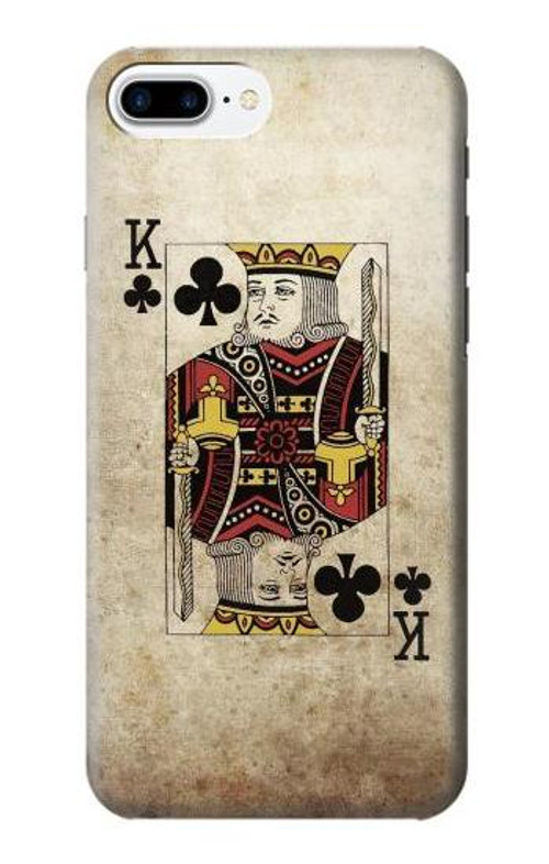 S2528 Poker King Card Case Cover Custodia per iPhone 7 Plus, iPhone 8 Plus