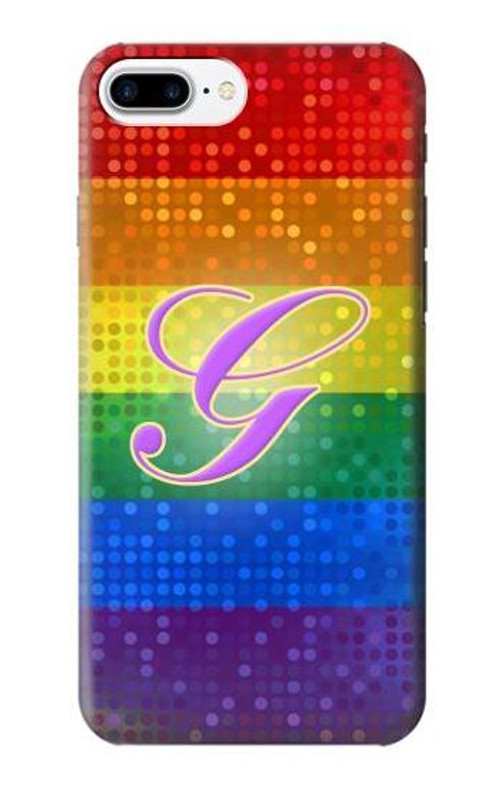 S2899 Rainbow LGBT Gay Pride Flag Case Cover Custodia per iPhone 7 Plus, iPhone 8 Plus