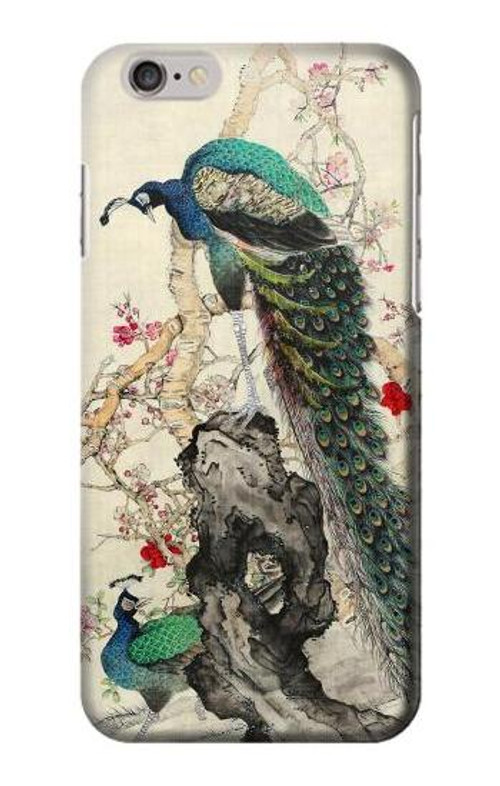 S2086 Peacock Painting Case Cover Custodia per iPhone 6 6S